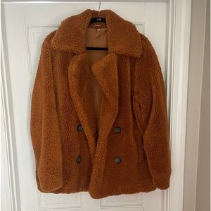 Free People Sherpa Jacket - Size Medium